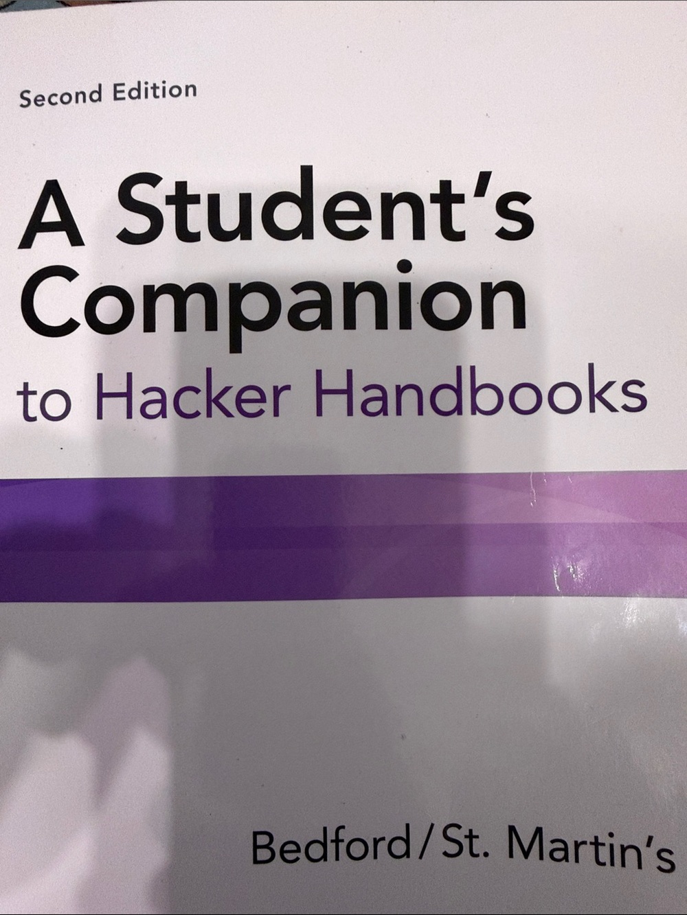 A Student's Companion to Hacker Handbooks - Purple Accent Paperback